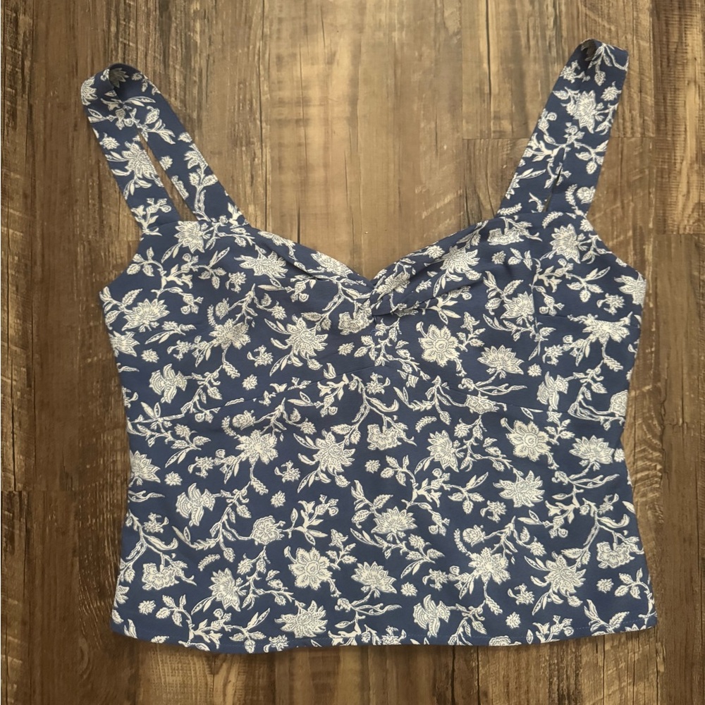 Abercrombie & Fitch Floral Crop Top